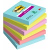 POST IT 654 SUPER STICKY 76 X 76 MM COSMIC 6 BLOQUES