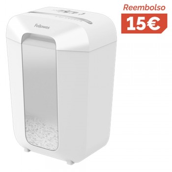 DESTRUCTORA FELLOWES LX70 11H PARTÍCULAS 4X40MM 18L P4 BLANCO