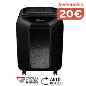 DESTRUCTORA FELLOWES LX85 12H PARTÍCULAS 4X40MM 19L P4