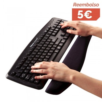 REPOSAMUÑECAS PARA TECLADO FELLOWES FOAM FUSION PLUSTOUCH NEGRO