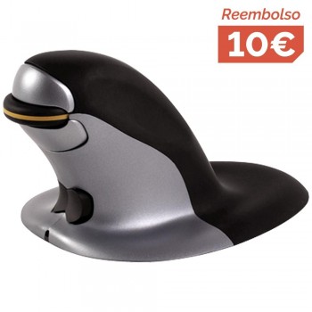 RATÓN VERTICAL AMBIDIESTRO ERGONOMICO FELLOWES PENGUIN