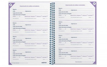 AGENDA ESCOLAR PARA PRIMARIA Y SECUNDARIA PLANET