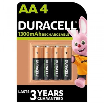 PILAS RECARGABLES DURACELL AA LR06 (PACK DE 4)