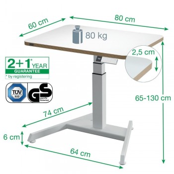 MESA ELEVABLE ELÉCTRICA COMPACTA LEITZ ERGO