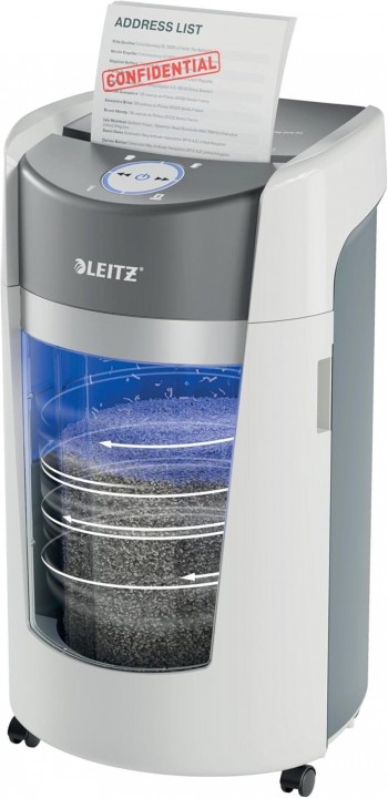 DESTRUCTORA LEITZ IQ OPTIMAX OFFICE 550 10H MICROCORTE 2X15MM 35L P5