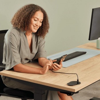 TOMA EMPOTRABLE 1 TOMA / 1 USB-A / 1 USB-C NEGRO FELLOWES