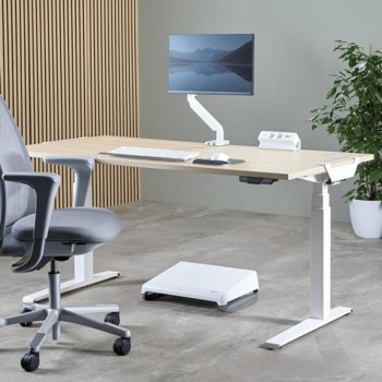 REGLETA DE SOBREMESA DE 2 TOMAS CON USB-C Y USB-A FELLOWES