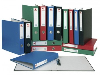CARPETA  DE 2 ANILLAS MIXTAS DE 40 MM POLIPROPILENO FOLIO AZUL GRAFOPLÁS