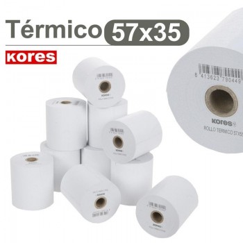 ROLLOS TÉRMICOS PARA DATÁFONO 57X35