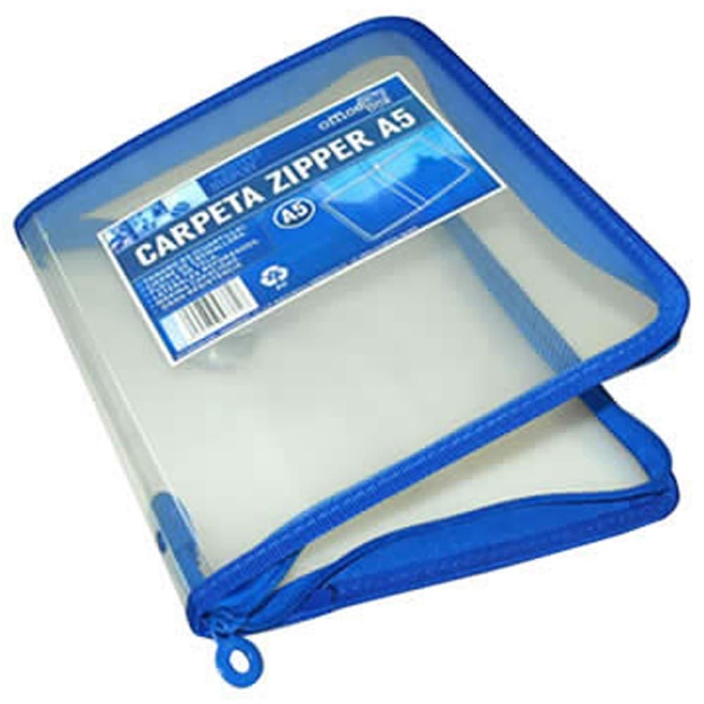 Fundas de plástico translúcidas tamaño A5, 6 agujeros, con cremallera,  impermeable, para archivos, documentos, cuadernos, tarjetas (6 unidades)