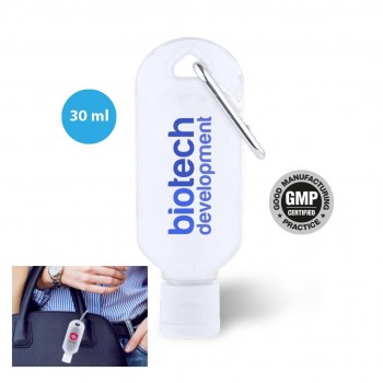 GEL HIDROALCOHÓLICO CON MOSQUETÓN 30ML