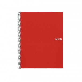 CUADERNO MICROPERFORADO CON TAPA DE PLÁSTICO 150 HOJAS MIQUELRIUS NOTEBOOK 6