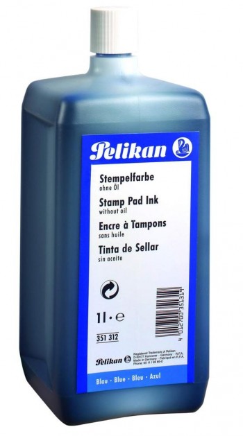 TINTA PARA TAMPÓN ALMOHADILLA PELIKAN AZUL