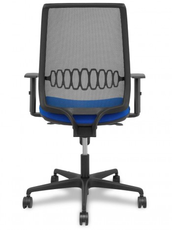 SILLA DE OFICINA ERGONÓMICA CON MALLA TRANSPIRABLE ALARES AZUL