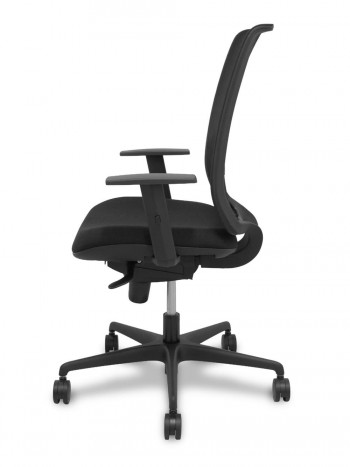 SILLA DE OFICINA ERGONÓMICA CON MALLA TRANSPIRABLE ALARES NEGRO