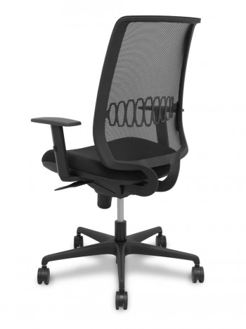 SILLA DE OFICINA ERGONÓMICA CON MALLA TRANSPIRABLE ALARES NEGRO