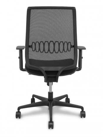 SILLA DE OFICINA ERGONÓMICA CON MALLA TRANSPIRABLE ALARES NEGRO