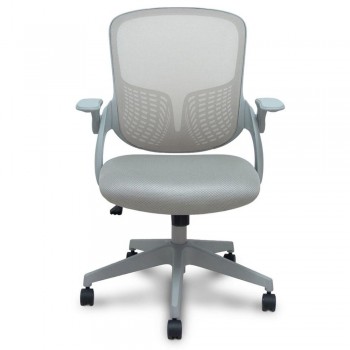 SILLA DE OFICINA OPTI544 GRIS BRAZOS RETRÁCTILES