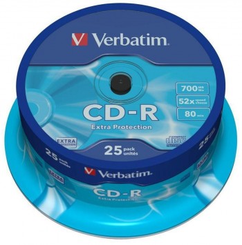 CD-R  VERBATIM AUDIO 80 MINUTOS